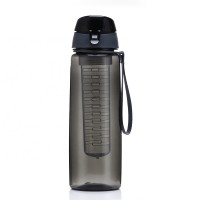 Hot Sale Unique Design Plastic Sport Water Bottles With Fruit Infuser Wholesale